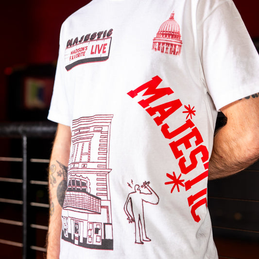 Majestic x Wisconsin Design Team Tee