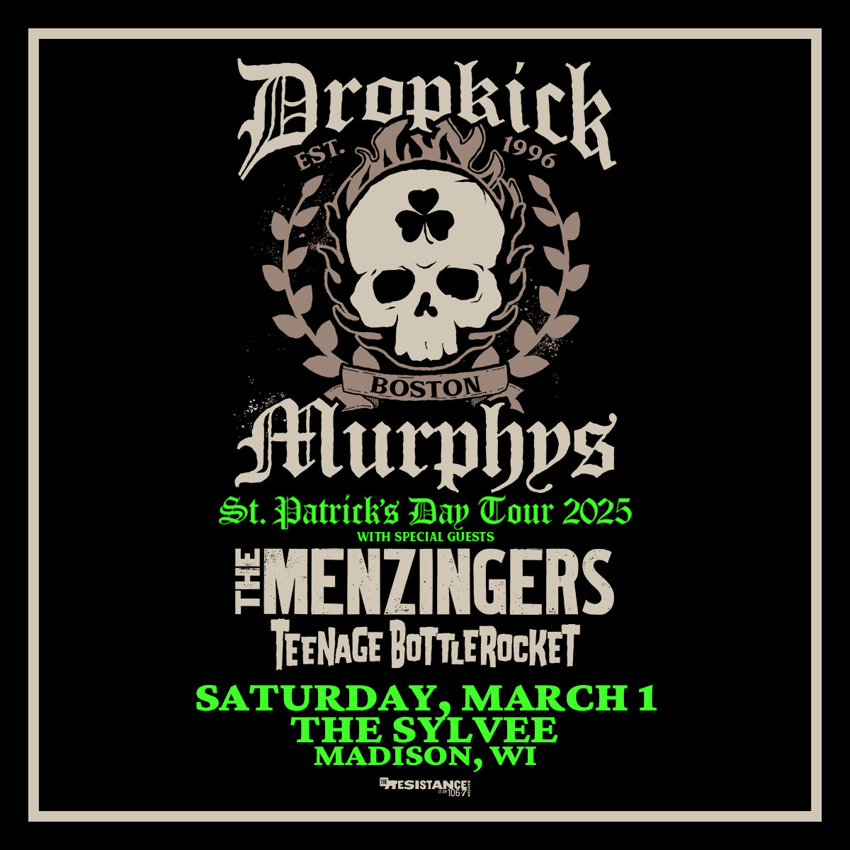 VIP Suites: Dropkick Murphys |  March 1